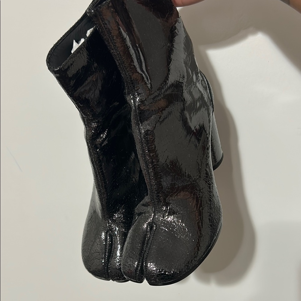 Maison Martin Margiela Black Tabi Heeled Boots